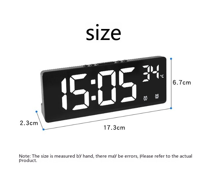 Creative Multi-functional Electronic Clock Simple Large Screen Clock Multi-group Alarm